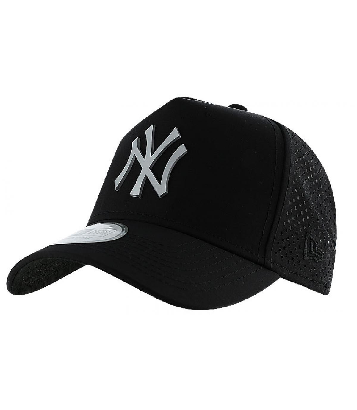 Casquette filet NY Casquette NY frame perf poly black